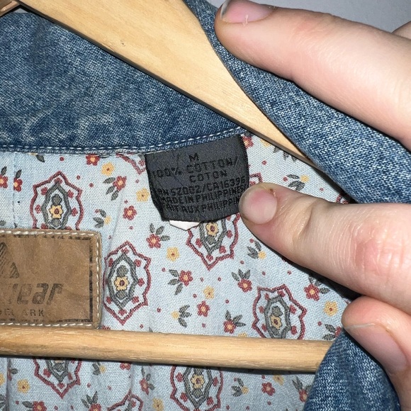 Vintage Cropped Bomber Style Lizwear jean jacket - Picture 4 of 5